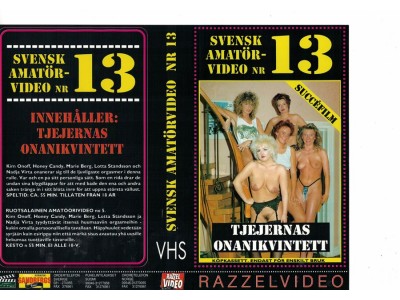 Sv. Amatörvideo  Nr  13  Instick  VHS